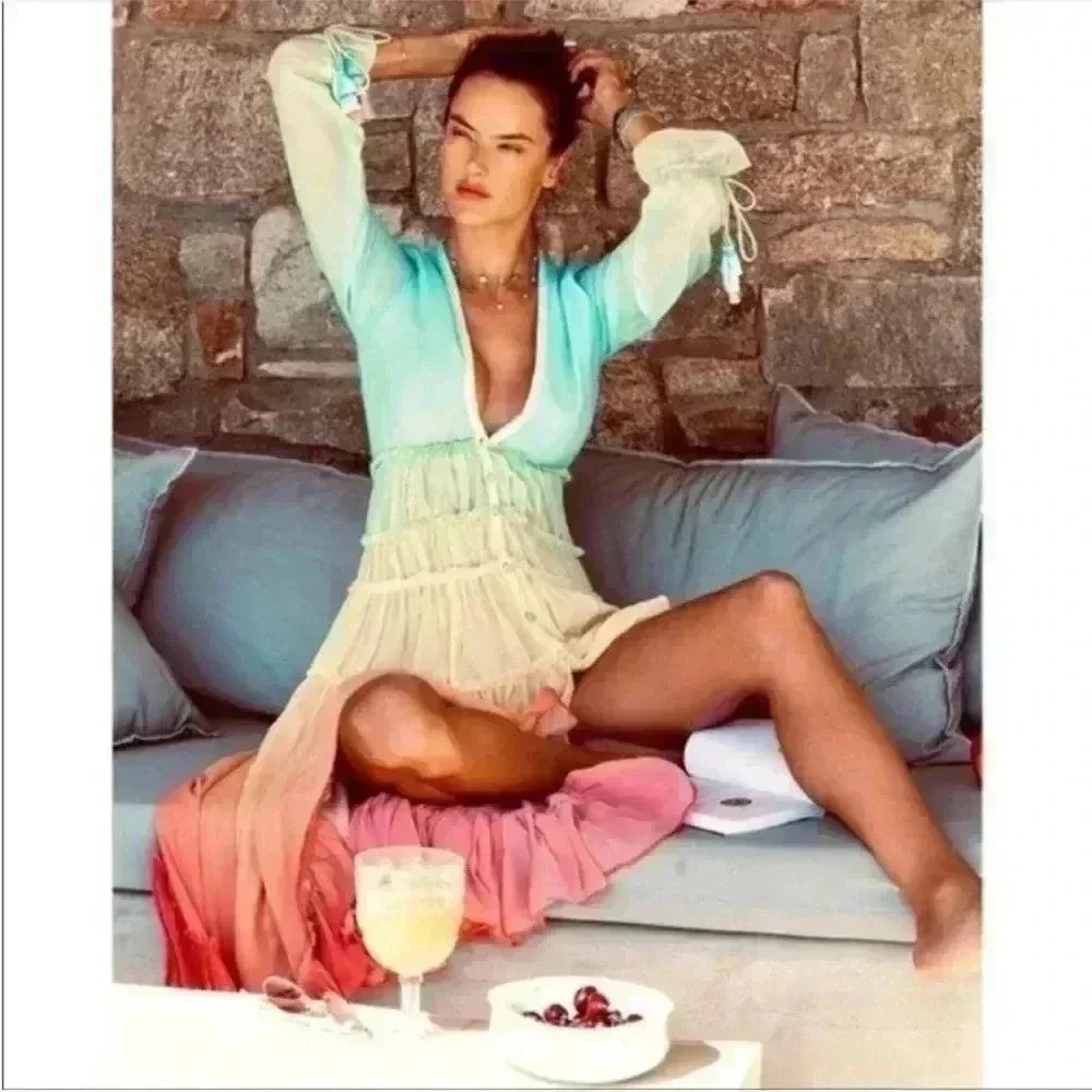 Rococo Sand Ciel Dress in Gradient Rainbow Size XS - Picture 16 of 17